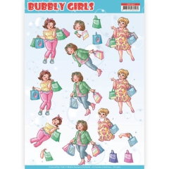 CD11307 YC  Schneidebogen  Bubbly Girls - Shopping