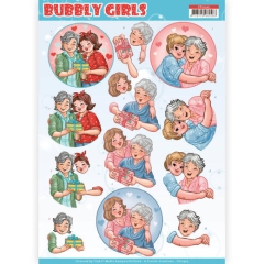 CD11305 YC Schneidebogen  Bubbly Girls - Mothersday