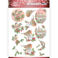 SB10390 JA Stanzbogen Lovely Christmas - Lovely Birds