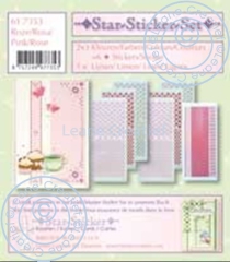 LCR61.7353 Star Sticker Set rosa