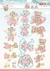 CD11325 YC Welcome Baby Little Girl