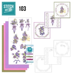 STDO103 Stitch & Do 103 Flowers in Purple