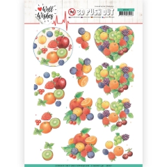 SB10427 3D Pushout - Jeanines Art - Well Wishes - Fruits***