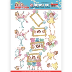 SB10439 3D Pushout - Yvonne Creations - Bubbly Girls - Party - Lets have fun