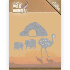 ADD10207 Dies - Amy Design - Wild Animals Outback - Emu and Wombat