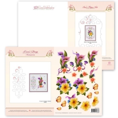 3DCE13021 3D Card Embroidery Pattern Sheet #21 with Ann & Laura