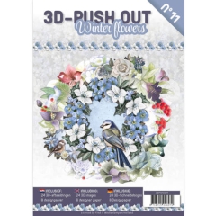 3DPO10011 3D Pushout Book 11 Winter Flowers