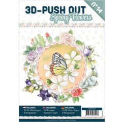 3DPO10014 3D Pushout Book 14 Spring Flowers