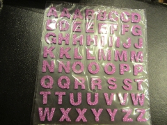 Blila Foam Buchstaben mit Glitter lila