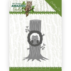 ADD10218 AD Stanzschablone Amazing Owls Owls in the Tree