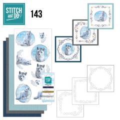 STDO143 Stitch & Do 143  AD Winter Foxes