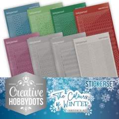CHSTS007 JA Creative Hobbydots 7  The Colours of Winter Stickerset