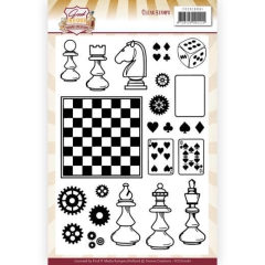 YCCS10061 JC Clear Stempel Good old Days Game