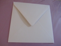 ENV4K15 Briefumschläge  weiß  15,3 x 15,3 cm  120 gramm 10 Stück
