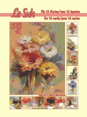 345640 3D Motivbuch A5 Wein und Blumen