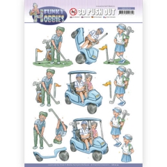 SB10514 YC Stanzbogen Funky Hobbys  Golf
