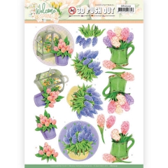 SB10529 JA Stanzbogen Welcome Spring - Hyacinth