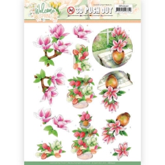 SB10530 JA Stanzbogen Welcome Spring - Pink Magnolia