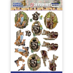 SB10535 AD Stanzbogen Forest Animals - Fox (Fuchs)