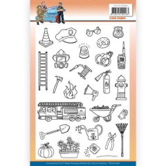 YCCS10066 Clear Stamps - Yvonne Creations - Big Guys Professions