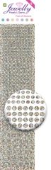 3.8046 Jewelly Pearls & Gems Dots Diamond Silver, 2 Bogen