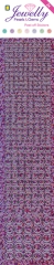 3.8050 ewelly P&G Dots Diamond Purple 2 Bogen 5x23cm