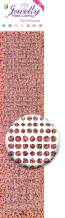 3.8051 Jewelly Pearls & Gems Dots Diamond Pink, 2 Bogen