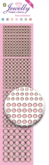 3.8053 Jewelly Pearls & Gems Dots GT Pink, 2 Bogen