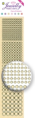 3.8055 Jewelly Pearls & Gems Dots GT Yellow, 2 Bogen