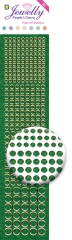 3.8059 Jewelly Pearls & Gems Dots UFG Green, 2 Bogen