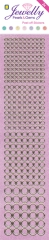 3.8062 Jewelly P&G Dots Pearl Pink 2 Bogen 5x23cm