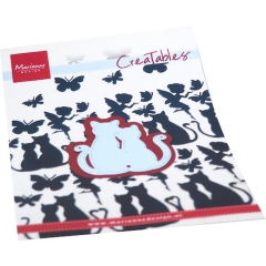 LR0744 MD CreaTables Cats in love