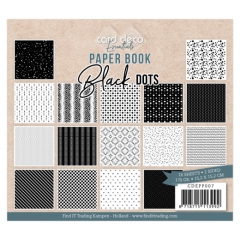 CDEPP007 Card Deco Essentials Papier Block  Black Dots
