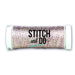 SDCDS20 Stitch and Do Sparkles Embroidery Thread - Multicolor Red