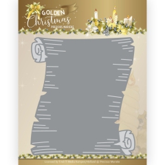 PM10236 PM Stanzschablone Golden Christmas Paper Scroll