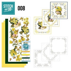 STDO008 Stitch & Do 08 Gelbe Blumen
