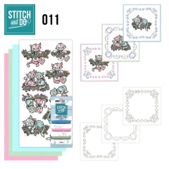 STDO011 Stitch & Do 11 Katzen