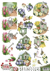 SB10077 AD Stanzbogen Fr�hling