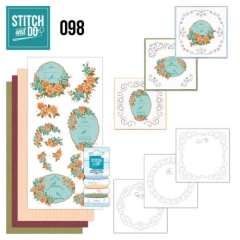 STDO098 Stitch & Do 098  Floral Birdcages
