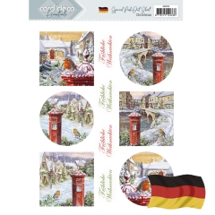 SB10709 Stanzbogen Card Deco Essentials Christmas Deutsch