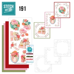 STDO191 Stitch & Do 191 JA Red Flowers