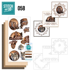 STDO058 Stitch & Do 58 Wild Animals