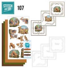 STDO107 Stitch & Do 107 Wilde Tiere