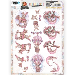 CD11904 YC Schneidebogen Hello World Spielener Hase