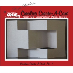 CCAC07 Crealies Stanzschablone Treppenkarte