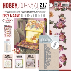 SETHJ217x Hobbyjournal Set 217 mit Gratis 3D Bogen und Stanzschablone CDECD0130