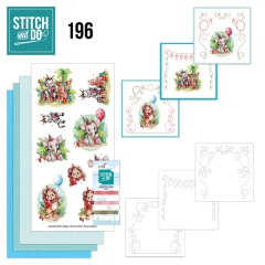 STDO196 Stitch & Do 196 Ivonne Creations Dschungel Party