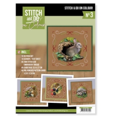 STDOOC10003 Stitch & Do on Colour 3 Forest Animals