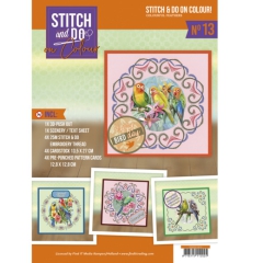 STDOOC10013 Stitch & Do on Colour 13 Colourful Feathers