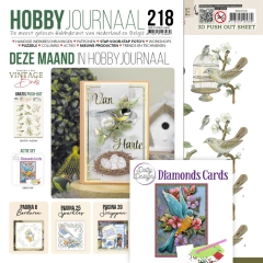 SETHJ218 Hobbyjournal Set mit Gratis 3D Bogen und Diamond Paiting Card Set